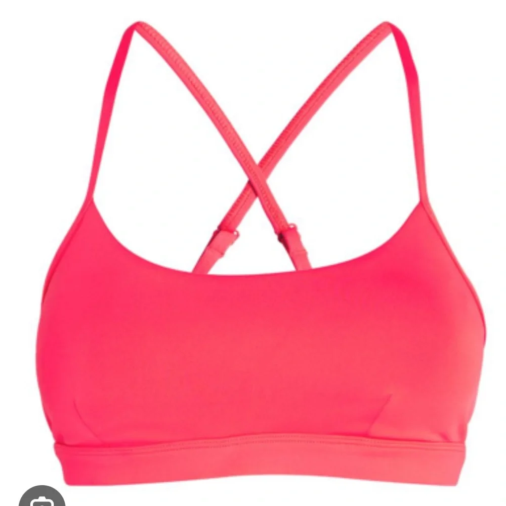 Alo Airlift Intrigue Bra Fluorescent Pink Coral S - Picture 3 of 6